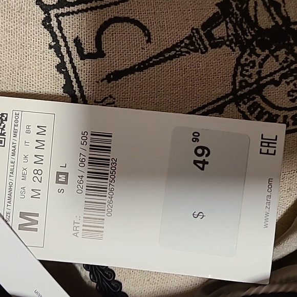 Cropped Zara Olive Green Jacket - Picture 6 of 9